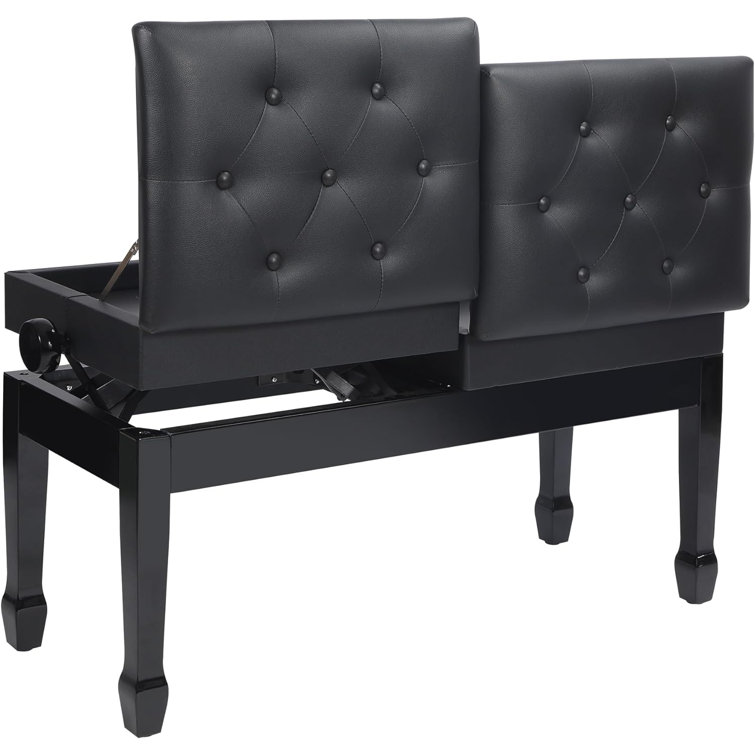 Darby Home Co Tourmalet Leather Flip Top Storage Bench Wayfair Canada